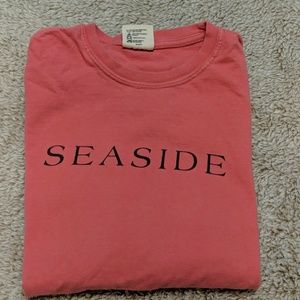 Seaside coral longsleeve tee